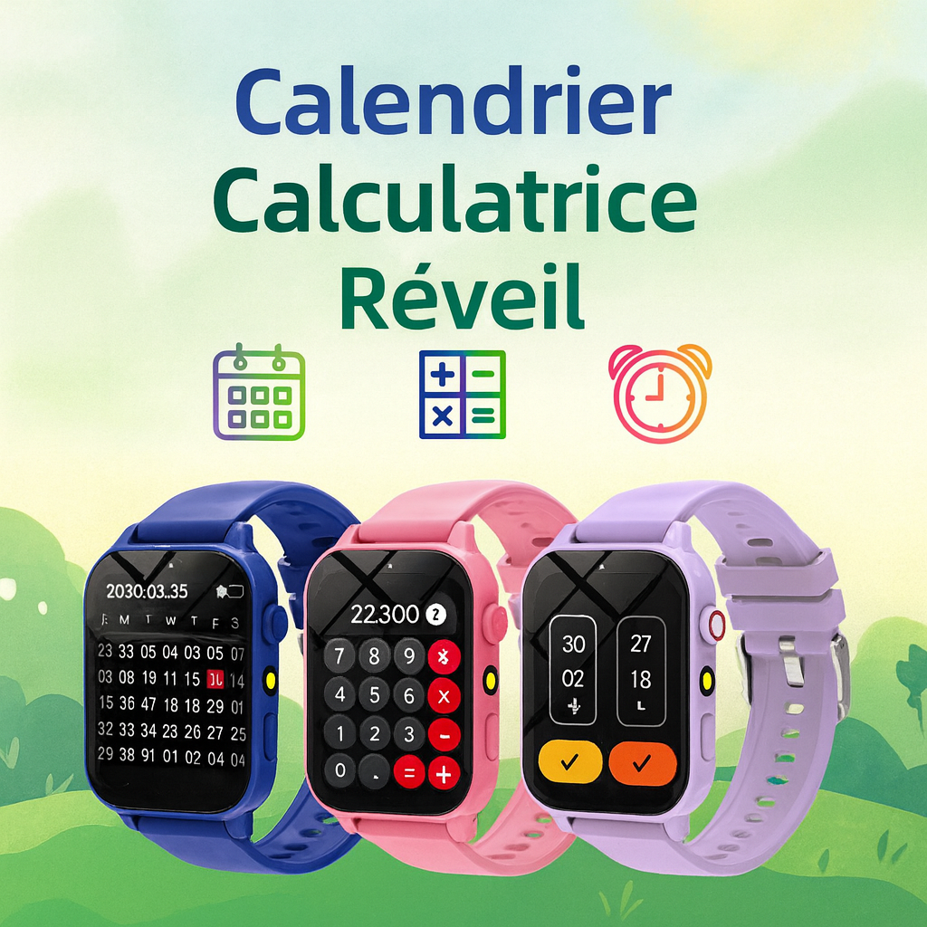 Montre intelligente multifonctionnelle pour enfants